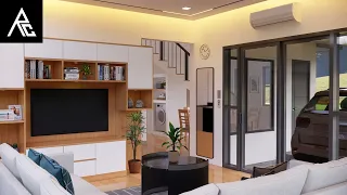 Inspiring 2-Bedroom Loft-Type Tiny House Design Idea (80 SQM Only)