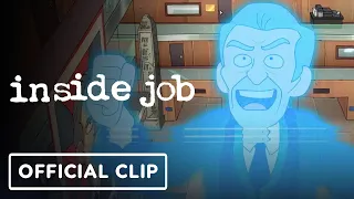 Netflix's Inside Job - Official Clip (2022) Christian Slater, Lizzy Caplan, Clark Duke