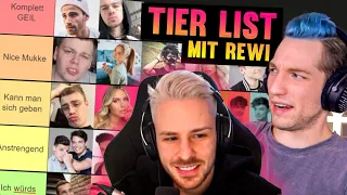 REZO und REWI bewerten bekannte YOUTUBER-SONGS | TIER LIST