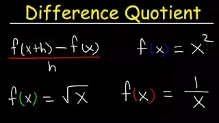 Difference Quotient