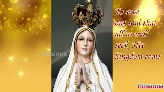 Dear Lady of Fatima with Lyrics | Feast of our Lady of Fatima 13 May | Mother Mary Song