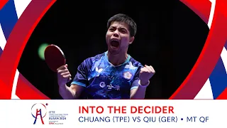 Into The Decider | Chuang Chih-Yuan vs Dang Qiu | #ITTFWorlds2024