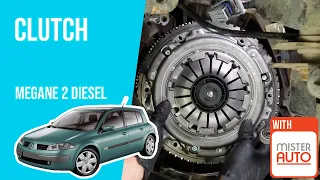 How to replace the Clutch Kit Megane mk2 1.5 dCi 🚗