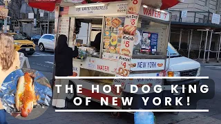 The Hot Dog King of NYC! (ABANDONED HOT DOG CART?) | NYC Hot Dog Stands