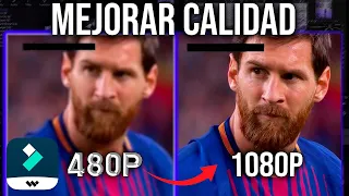 Convertir video con mala calidad a FULL HD | Cómo mejorar calidad en Filmora✅