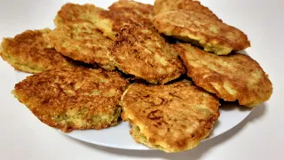 Оладьи из кабачков/Сlătite de dovlecei/Zucchini pancakes