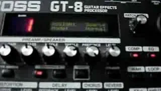 Boss GT- 8 - How to Loop sound on sound delays like David Gilmour