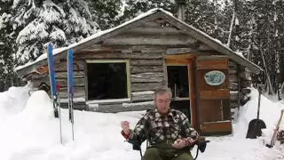 Martins Old Off Grid Log Cabin #1 Video From the Cabin