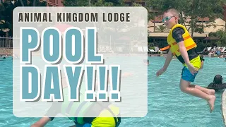 Amazing Pool At Animal Kingdom Lodge | Disney World Pools