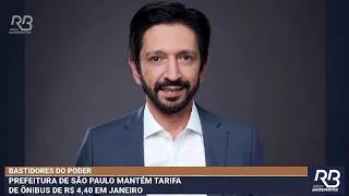 Ricardo Nunes confirma que o valor da tarifa de ônibus será de R$4,40 em janeiro.