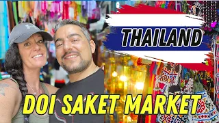 LOCAL MARKET in 🇹🇭 Doi Saket, CHIANG MAI Thailand Travel Vlog