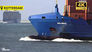 4K Shipspotting Rotterdam - february & march 2024 !