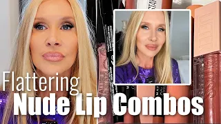 Flattering Drugstore Pinky Beige Nude Lip Combos