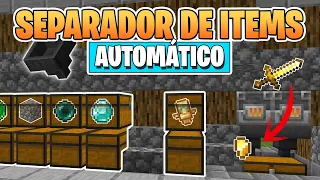 ORDENADOR de ITEMS AUTOMATICO para MINECRAFT ✅ Item Sorter