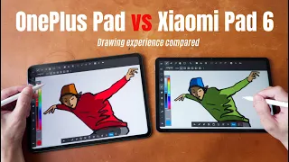 OnePlus Pad vs Xiaomi Pad 6 for drawing