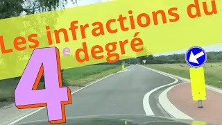 -5 points à l'examen théorique - Les infraction du 4e° 🇧🇪