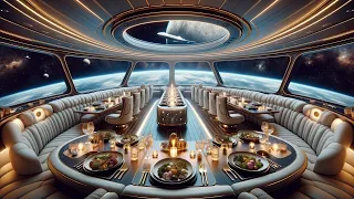 Space Restaurants Envisioned By AI
