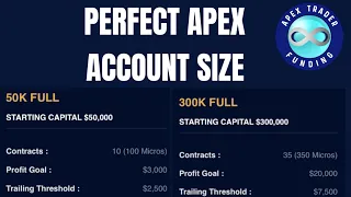 What's The Best Apex Account Size For YOU?