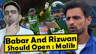 Shoaib Malik Wants Babar Azam And Mohammad Rizwan To Open In T20 World Cup 2024