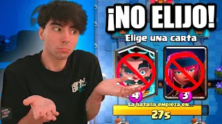 ¡¡JUEGO SIN ELEGIR MIS CARTAS!! DESAFÍO DE MAGO ELECTRICO⚡ CLASH ROYALE