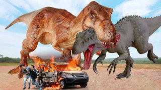 The BEST of Dinosaur T-rex Attack | Jurassic Park Fan-Made Film | T-rex Chase | Dinosaur | Ms.Sandy