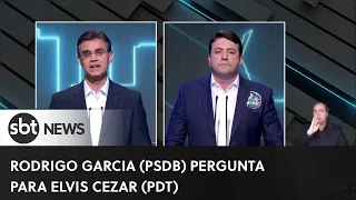 Rodrigo Garcia pergunta a Elvis Cezar sobre propostas a autistas | Debate Governador SP (17/09/22)