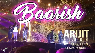 ARIJIT SINGH LIVE in concert 2018 | Baarish × Kabhi jo badal barse | Mtv india tour