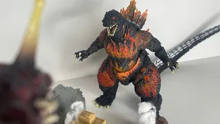 S.H. MonsterArts Burning Godzilla (1995) Toy review