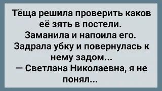 Теща Проверила Зятя в Постели! Сборник Свежих Анекдотов! Юмор!