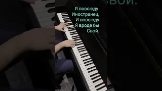 Валерий Меладзе. Иностранец #pianocover + караоке #ysatikv