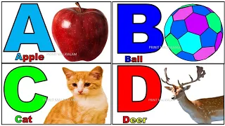 English alphabet |Learn Alphabet A to Z | ABC Preschool Book Learning A for APPLE Phonetics|@prinit