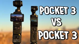 Pocket 3 vs Pocket 3 DJI vs Feiyutech