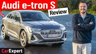 2022 Audi e-tron S Sportback (inc. 0-100) review: 3 electric motors!