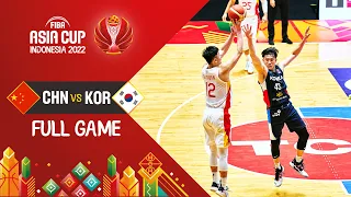 China 🇨🇳 - Korea 🇰🇷 | Basketball Full Game - #FIBAASIACUP 2022