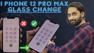 iPhone 12 Pro Max Glass Repair. Glue Layer Remove easy work. Safe way Glass change. Zorba mobile