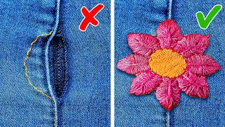 Amazing Sewing Tricks to Decorate And Repair Your Clothes