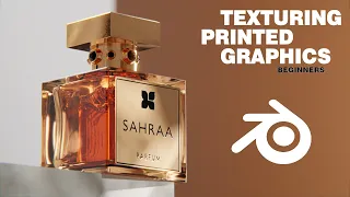 Texturing Printed Graphics (Blender Beginners Tutorial)