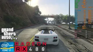 GTA V | Radeon RX 480 | Intel Core i7-3770