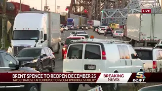Governor: Brent Spence Bridge structurally stable; targets Dec. 23 reopening