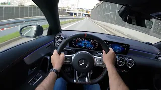 2020 MERCEDES-BENZ CLA35 AMG / 2.0 TURBO / 306 HP/ DCT 7 GEAR / 0-100 / *AUTOBAHN*POVdrive by carPOV