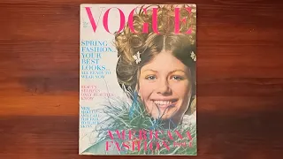 1970 February 1 ASMR Magazine Flip Through: Vogue w Charlie, Gloria Vanderbilt, Spring Collections