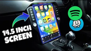 Ford Mustang 14.5" Tesla-Style Screen With Apple CarPlay Android Auto [How to Install]