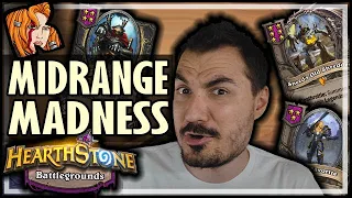 THE B-TEAM?! MIDRANGE MADNESS - Hearthstone Battlegrounds