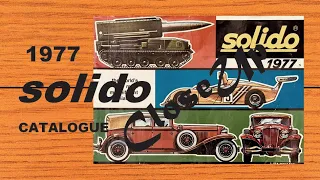 SOLIDO CATALOGUE 1977 Catalog CloseUp