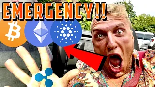 ABSOLUTE EMERGENCY FOR BITCOIN, ETHEREUM, XRP & CARDANO HOLDERS!!!!!