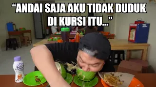 Momen Nex Carlos Jatuh Karena Kursinya Patah Pas Lagi Ngonten Makan...