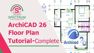 ArchiCAD 26 - How To Draw A Floor Plan In ArchiCAD 26 Tutorial For Beginners Complete Tutorial