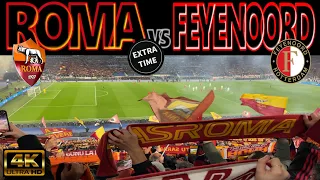 [4K] ROMA 1-1 [4-2] FEYENOORD [Extra Time]｜EUROPA LEAGUE 2023-24 PLAY-OFF 2nd.Leg｜22/02/2024