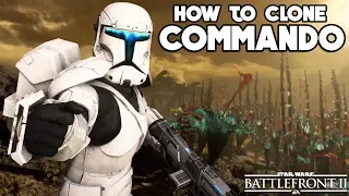 Star Wars Battlefront 2: How to Not Suck - Clone Commando Guide & Review!