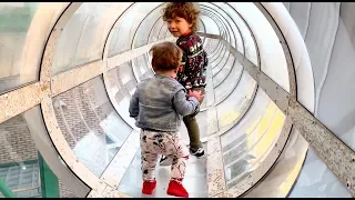 Детская площадка для детей в Японии I видео для детей I Indoor playground in Japan